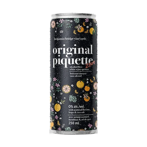 Benjamin Bridge Piquette Zero | Canadian Made Alcohol Free Wine Spritzer