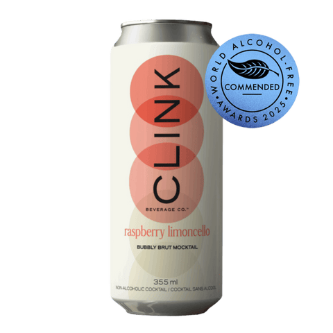 Clink Raspberry Limoncello | Award Winning Alcohol-Free Cocktail Made in Calgary