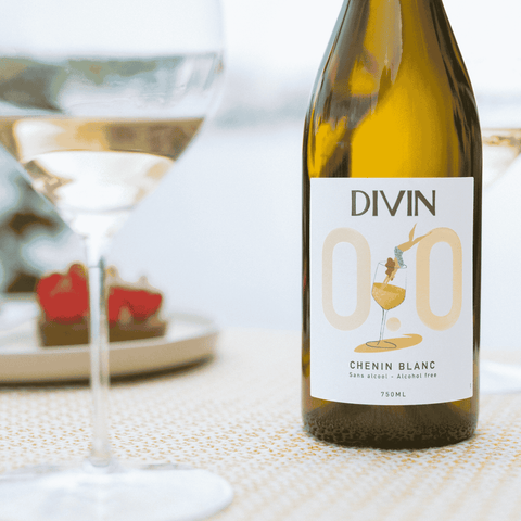 DIVIN Chenin Blanc | Alcohol-Free White Wine available in Calgary at Santé Dry Bottle Shop