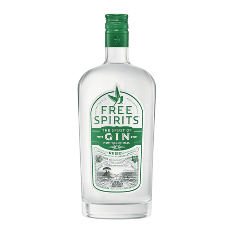 A bottle of Free Spirits non-alcoholic Gin