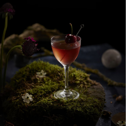 Glen Dochus West Coast Blend Non-Alcoholic Scotch Whisky used in an Alcohol-Free Cocktail