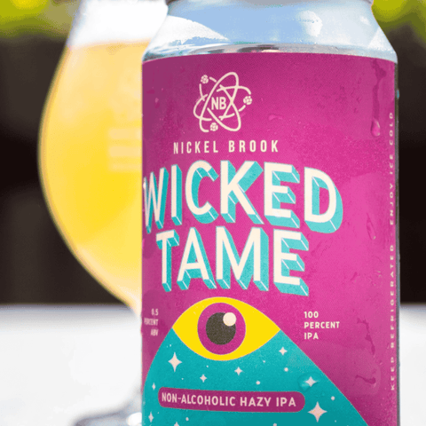 Nickel Brook Wicked Tame Hazy IPA | Non-Alcoholic Beer Made in Canada