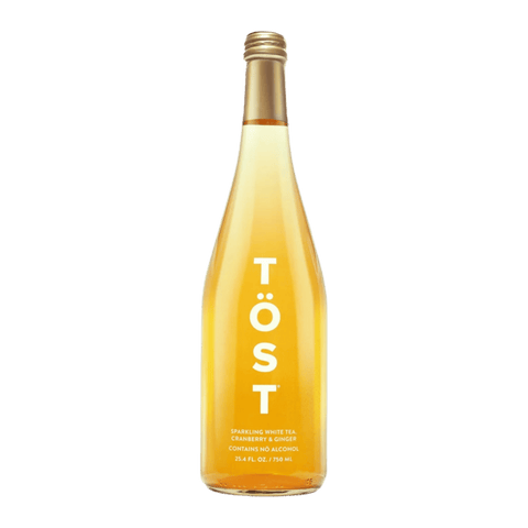 TOST Sparkling Tea | Single Serving Sparkling Wine Beverage with white tea, white cranberry, and ginger. Perfect for any celebration!