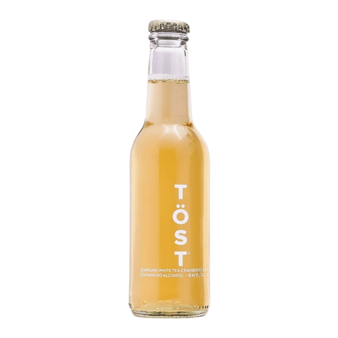TOST Sparkling Tea | Single Serving Sparkling Wine Beverage with white tea, white cranberry, and ginger. Perfect for any celebration!