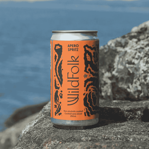 Wild Folk Apero Spritz | Alcohol-Free botanical cocktail made in Calgary