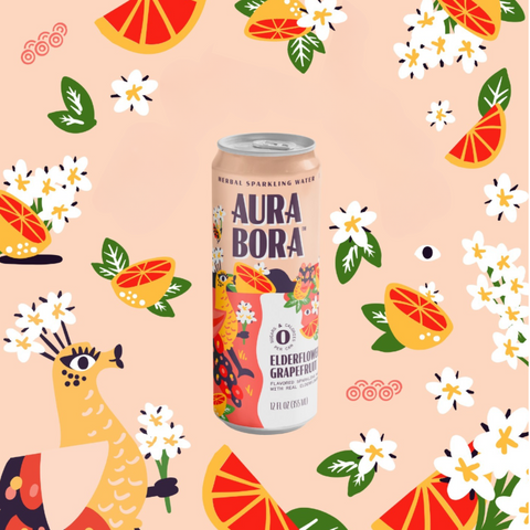 Aura Bora Grapefruit Elderflower