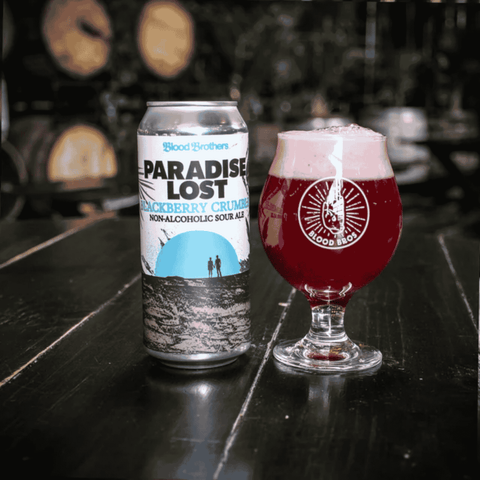Blood Brothers Paradise Lost Blackberry Crumble | Non-Alcoholic Sour Beer Available in Calgary