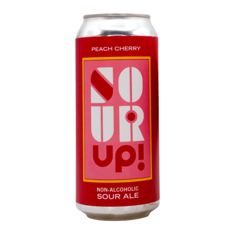 Blood Brothers Sour Up Peach Cherry Sour | Non-Alcoholic Beer