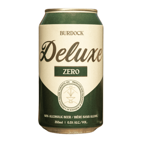 Burdock Deluxe Zero 5 Lager | Non-Alcoholic Lager Made in Canada