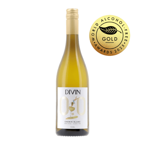 DIVIN Chenin Blanc | Gold Medal Winning Alcohol-Free White Wine available in Calgary at Santé Dry Bottle Shop