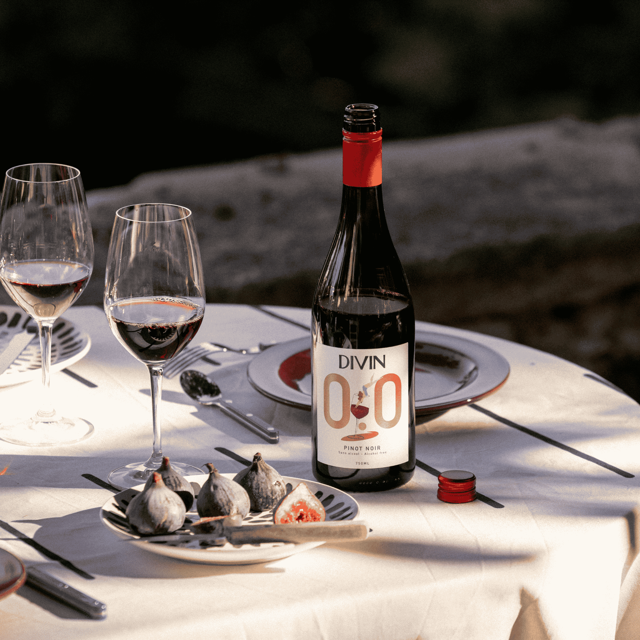 DIVIN Pinot Noir non-alcoholic red wine
