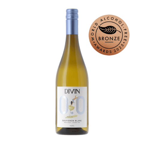 DIVIN Sauvignon Blanc | Award-Winning Alcohol-Free White Wine - now available in Calgary at Santé Dry Bottle Shop!