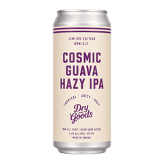 Can of Cosmic Guava Hazy IPA non-alcoholic ber by Dry Goods