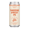 A white can of Dry Goods non-alcoholic Tangerine Apricot IPA