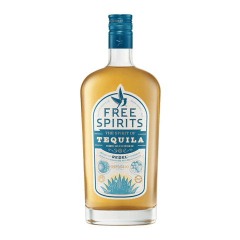 A bottle of Free Spirits non-alcholic Tequila
