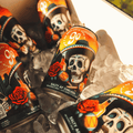 Cans of Go Brewing non-alcoholic Salty Lime AF Chelada in an ice cooler
