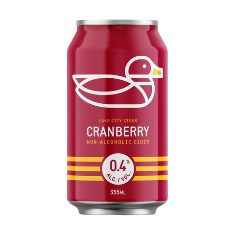 Lake City Cider Cranberry - Non-Alcoholic Cider Made in Canada