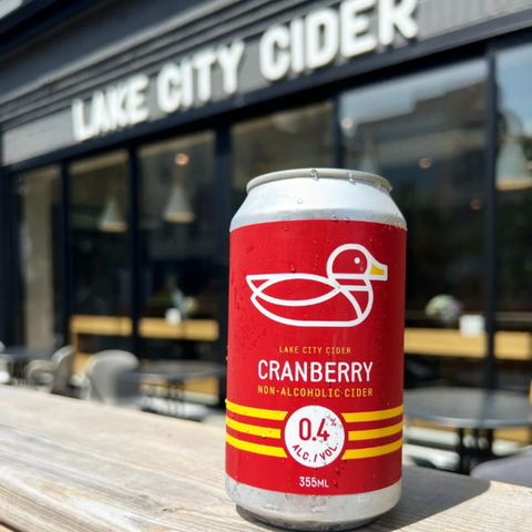 Lake City Cider Cranberry - Non-Alcoholic Cider Made in Canada