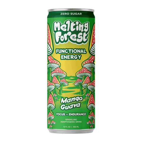 A can of Melting Forest Mango Guava Functional Energy Drink