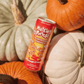 A can of Melting Forest Orange Cream Mushroom Energy Drink