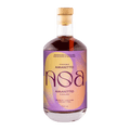 A purple bottle of NOA non-alcoholic amaretto