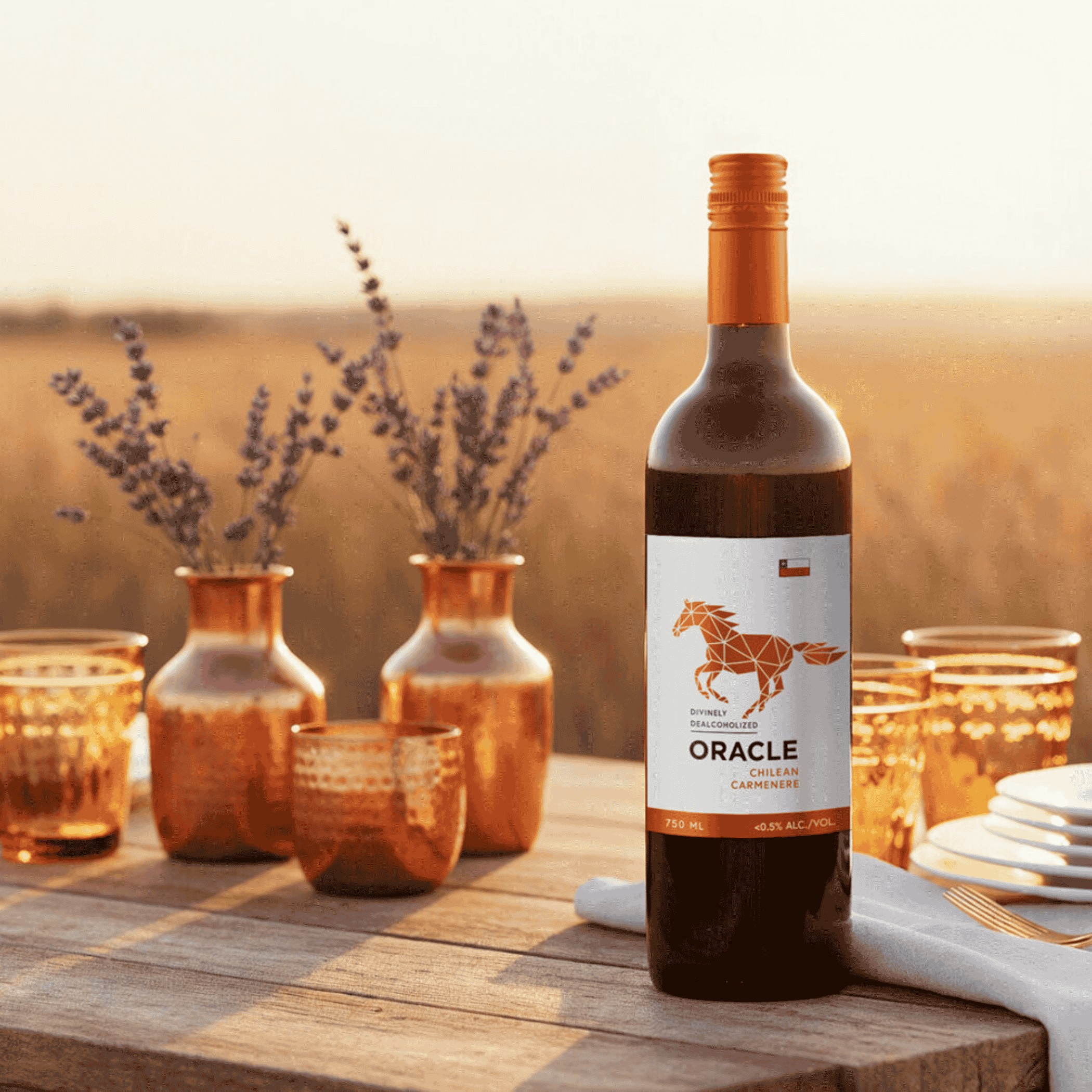 Oracle Carmenere non-alcoholic red wine