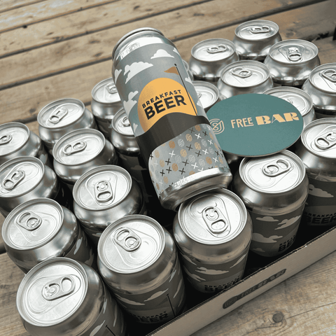 Rainhard Breakfast Beer Pilsner | Non-alcoholic Czech lager made in Canada. Crisp and easy drinking