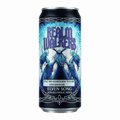 A single can of Evlen Song non-alcoholic beer by Realm Walkers, with three elves