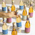 Assorted bottles of Sparkling Tea Saicho 200 mL