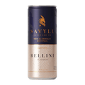Savyll Bellini Non-Alcoholic Cocktail Available in Calgary. Peach and Prosecco Flavour.