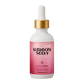 A bottle of Shroom Soda Black Cherry
