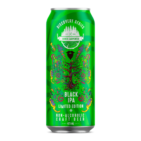 Sober Carpenter Black IPA | Non-Alcoholic Beer