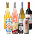 A collection of non-alcoholic drinks for the Soberish Drink Bundle