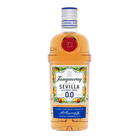 Tanqueray Flor de Sevilla 0.0 | Alcohol-Free Sevilla Orange Tanqueray Gin. Notes of zesty orange and juniper. Now available in Calgary at Santé Dry Bottle Shop